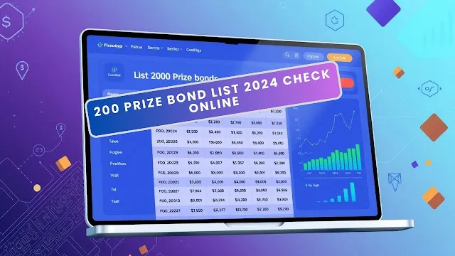 200 Prize Bond list 2024 Check Online