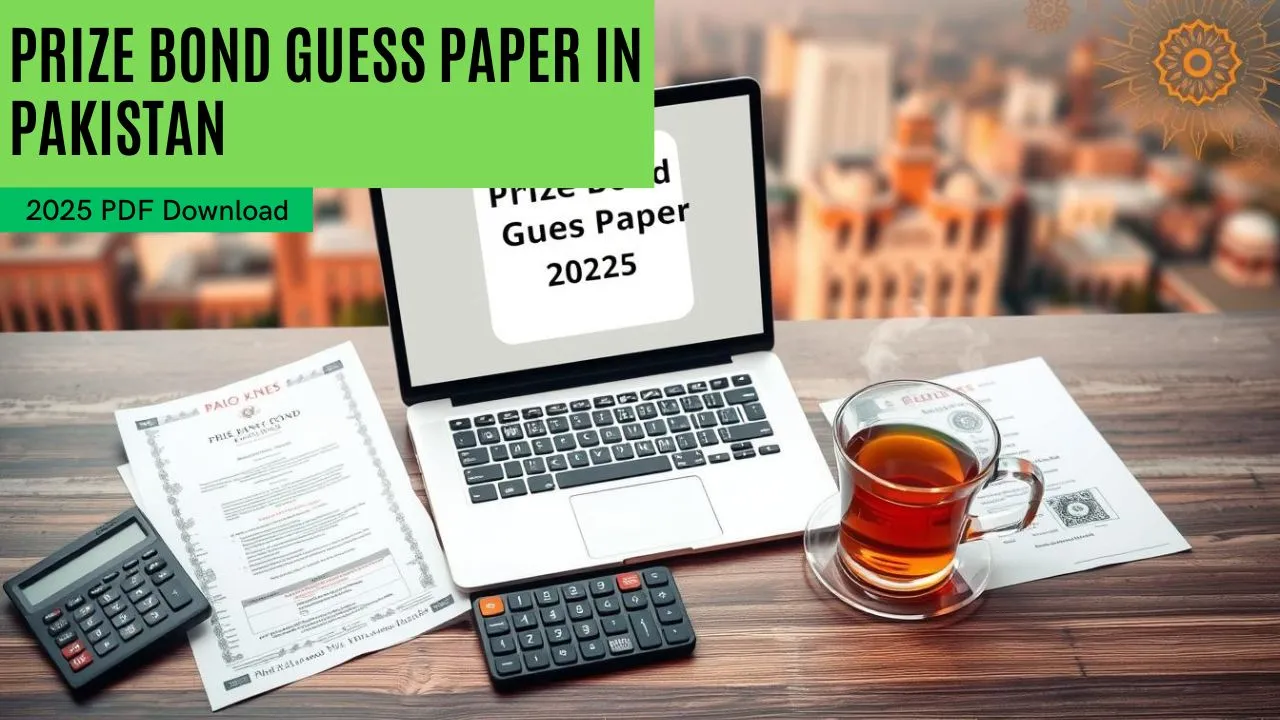 Prize Bond Guess Paper in Pakistan 2025 PDF Download